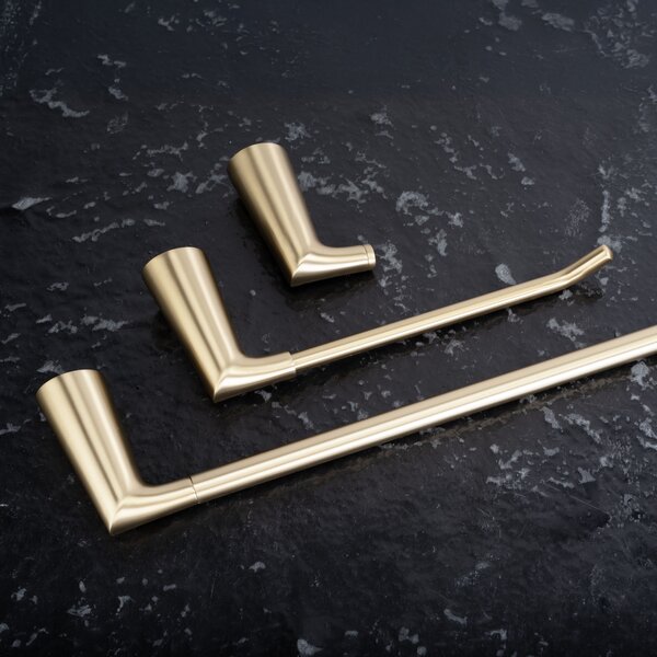 Toilet paper holder 16205 VIBE Brush Gold