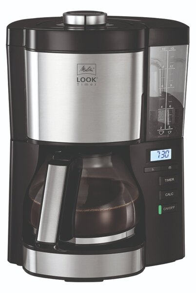 Melitta Look V Filter Coffee Machine with Timer Black/Silver
