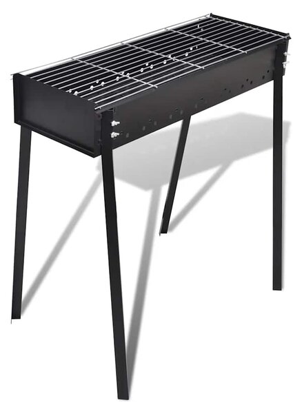 BBQ Stand Charcoal Barbecue Square 75 x 28 cm