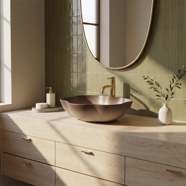 Countertop washbasin Rea Pearl Ombre