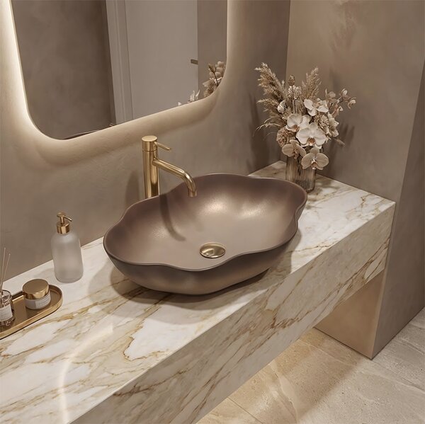 Countertop washbasin Rea Pearl Ombre