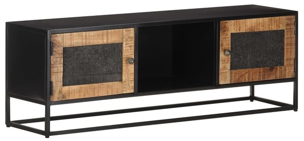 TV Cabinet 120x30x40 cm Rough Mango Wood