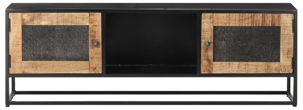 TV Cabinet 120x30x40 cm Rough Mango Wood