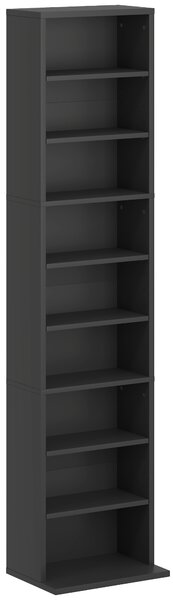 HOMCOM 260 Narrow CD Storage Unit - Black