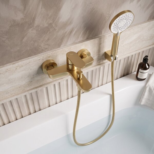 Bath faucet REA Logan Brush Gold