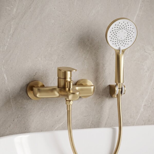 Bath faucet REA Logan Brush Gold