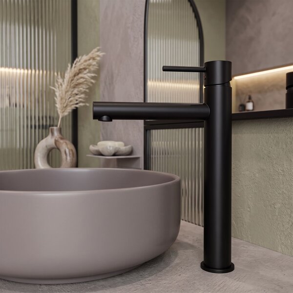 Bathroom faucet Rea Tess High Black
