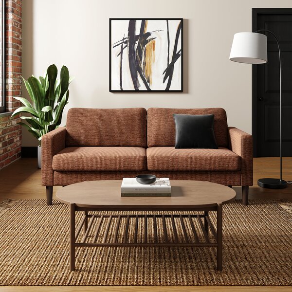 Jacob Corduroy 3 Seater Sofa Terracotta