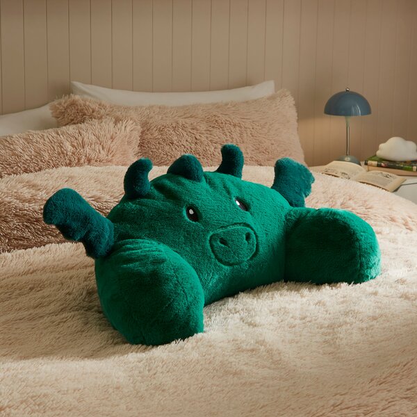 Otis the Dragon Cuddle Cushion Green