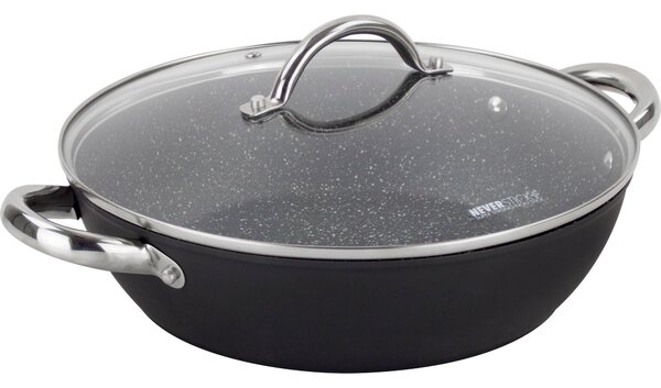 Scoville Neverstick 6 28cm Shallow Casserole Black