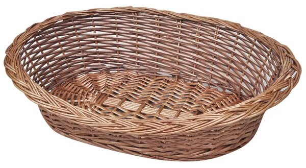 Willow Dog Basket/Pet Bed Natural 50 cm