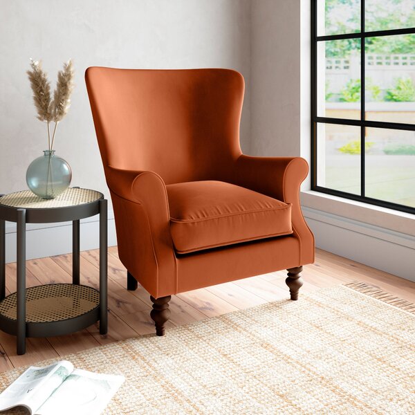Charlbury Occasional Wing Chair Orange