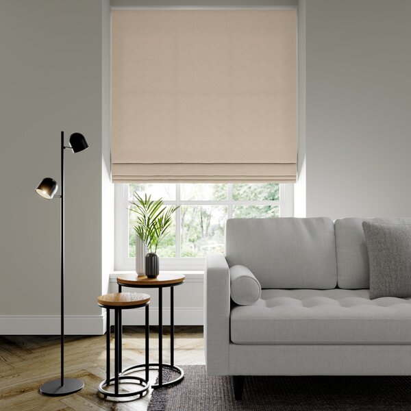Belvoir Recycled Polyester Made to Measure Roman Blind Belvoir Natural