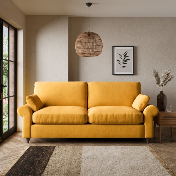 Salisbury 3 Seater Sofa Yellow