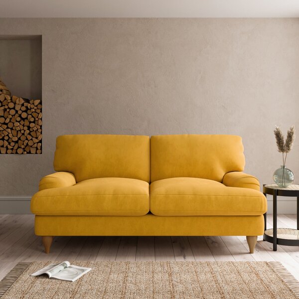 Darwin Luxury Velvet Sofa Bed Luxury Velvet Old Gold