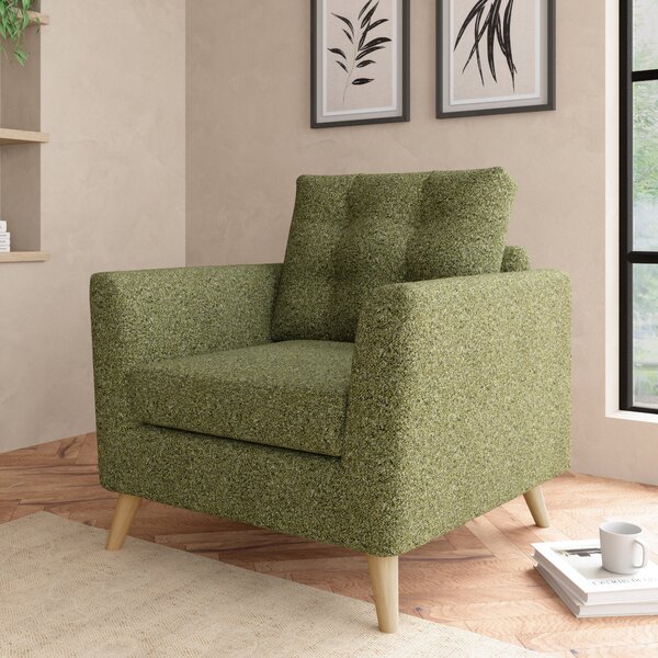 Lewes Marl Snuggle Chair Cosy Marl Olive