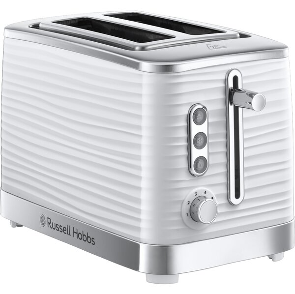 Russell Hobbs Inspire White 2 Slice Toaster White