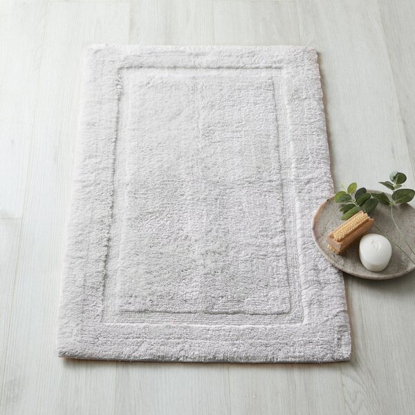 Dorma Sumptuously Soft Silver Birch Bath Mat Silver