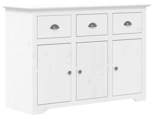 Sideboard BODO White 115x43x79.5 cm Solid Wood Pine