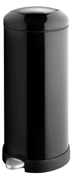 Spectrum Black 30 Litre Pedal Bin Black