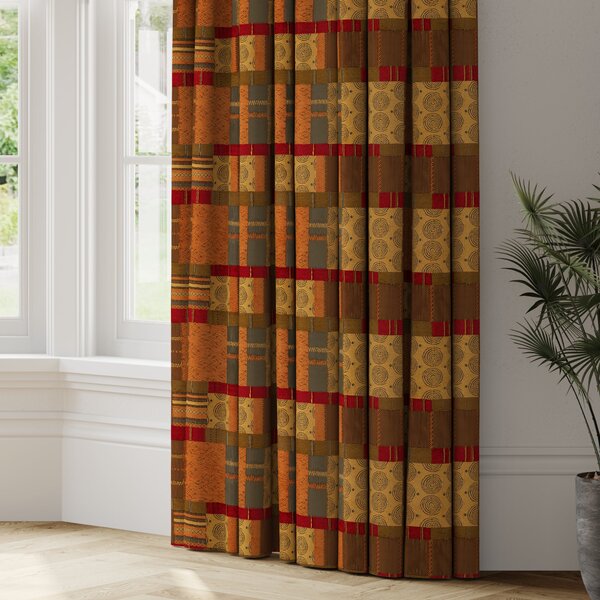 Prague Made to Measure Curtains orange