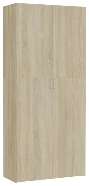 Storage Cabinet Sonoma Oak 80x35.5x180 cm Engineered Wood