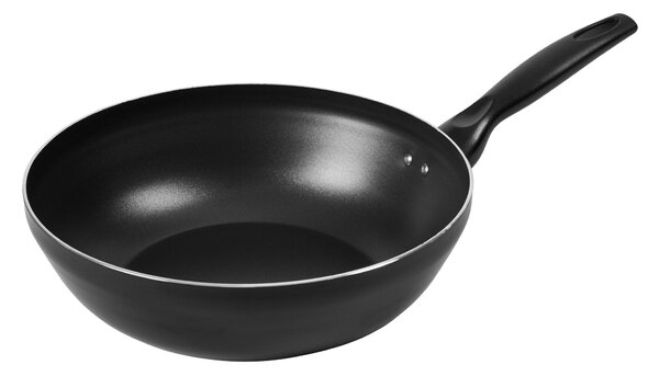 Essentials Aluminium 28cm Wok Black