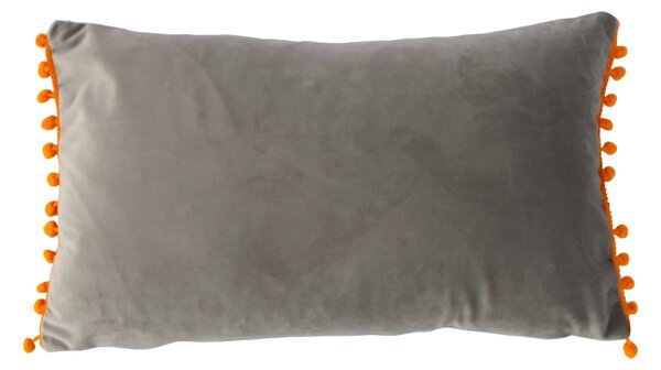 Carnival Cushion Grey and Orange