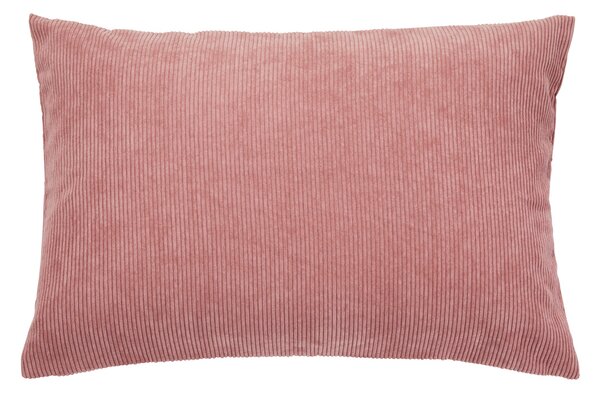 Corduroy Rectangular Cushion Pink