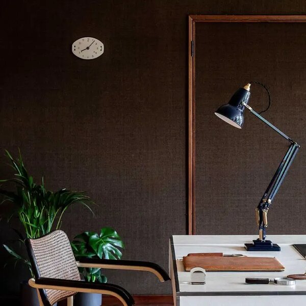 Anglepoise 32497 Original 1227 Brass Desk Lamp Ink Blue