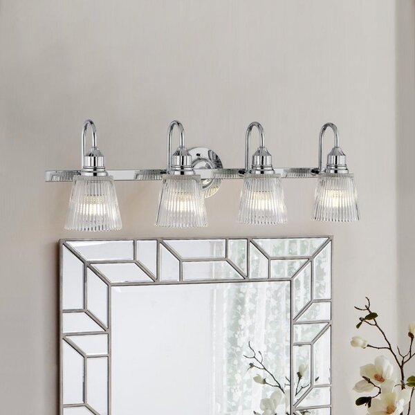 Quintiesse QN-ADDISON4-BATH Addison 4 Light Wall Light In Polished Chrome