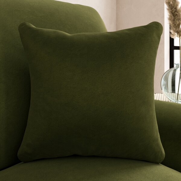 Luxury Velvet Scatter Cushion Luxury Velvet Olive