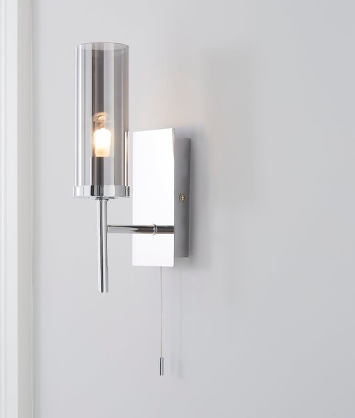 Hotel Chelsea Bathroom Wall Light Chrome