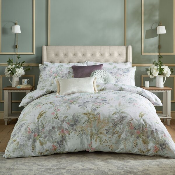 Laura Ashley Linlithgow Duvet Cover Bedding Set Pale Lavender