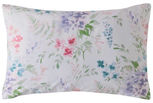 Laura Ashley Aulden Flowers Pillowcase Housewife Lavender