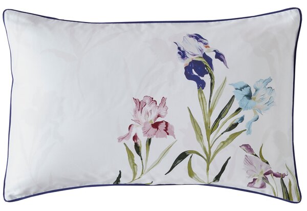 Laura Ashley Hawling Irises Pillowcase Housewife Grape Purple