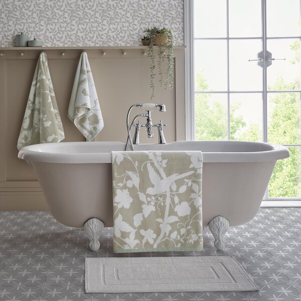 Laura Ashley Oriental Garden Towel Dove Grey