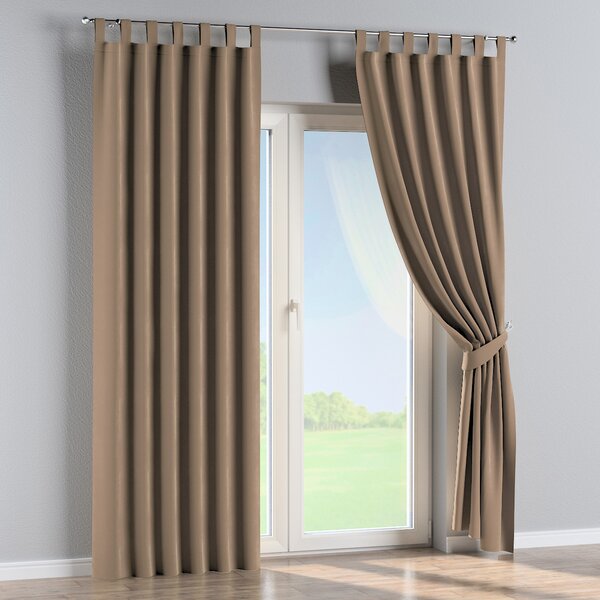 Tab top curtain