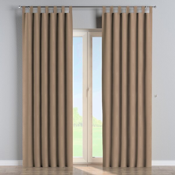 Tab top curtain
