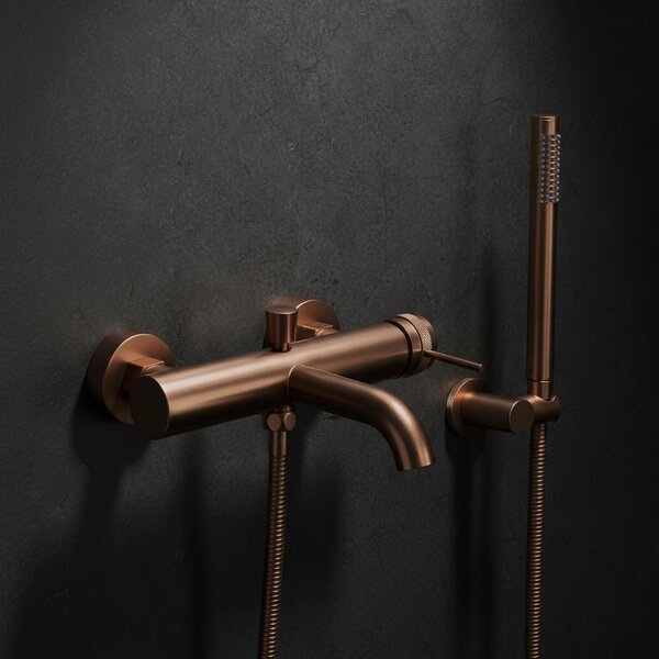 Bathroom faucet REA Lungo Grip Brush Copper