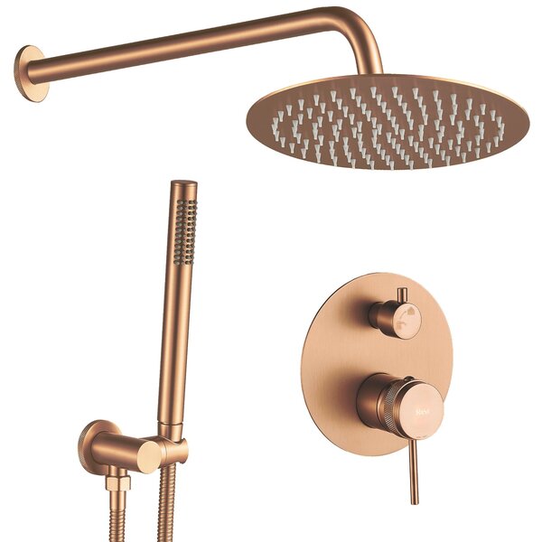 Shower system Rea Lungo Grip Brush Copper + BOX
