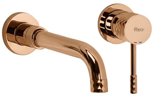 Wall Mounted faucet Rea Lungo Diamond Copper + BOX