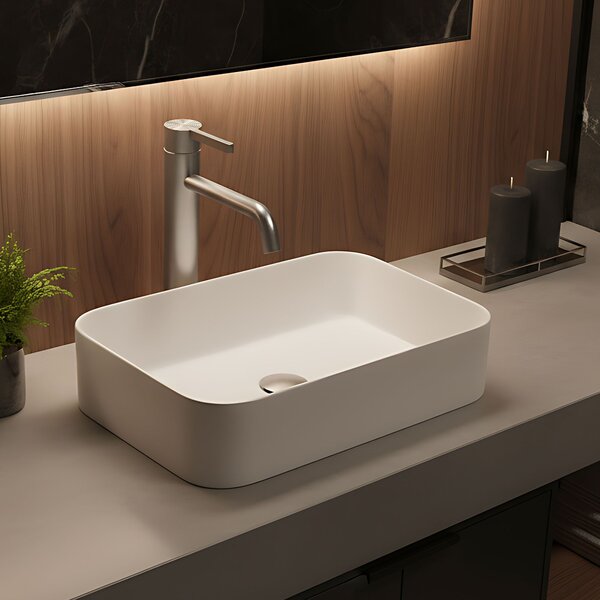 Bathroom faucet Rea Foster Brush Nickel High
