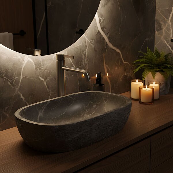 Bathroom faucet Rea Foster Brush Nickel High