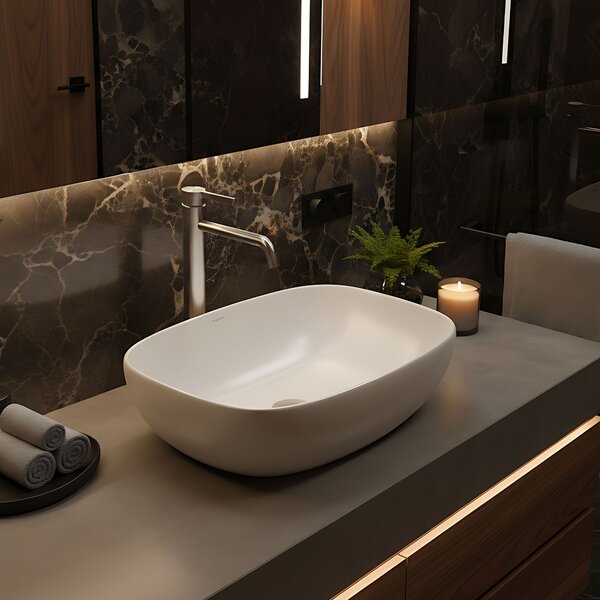 Bathroom faucet Rea Foster Brush Nickel High
