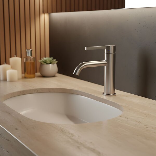 Bathroom faucet Rea Foster Brush Nickel Low