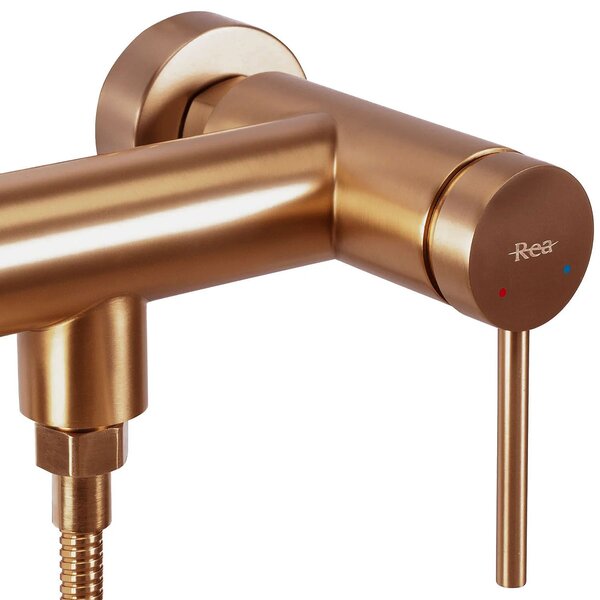 Shower faucet REA Foss/Clif Brush Copper