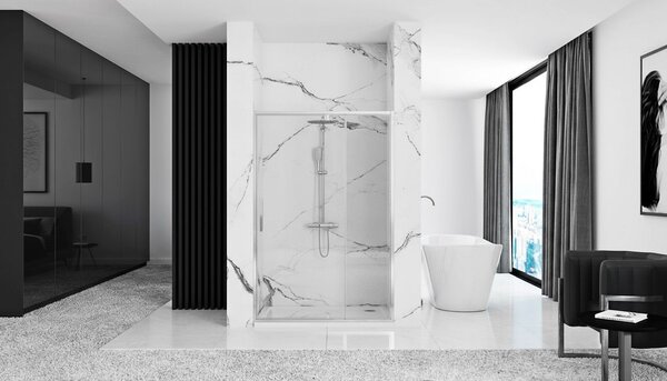 Shower door REA Rapid Swing Chrom 120