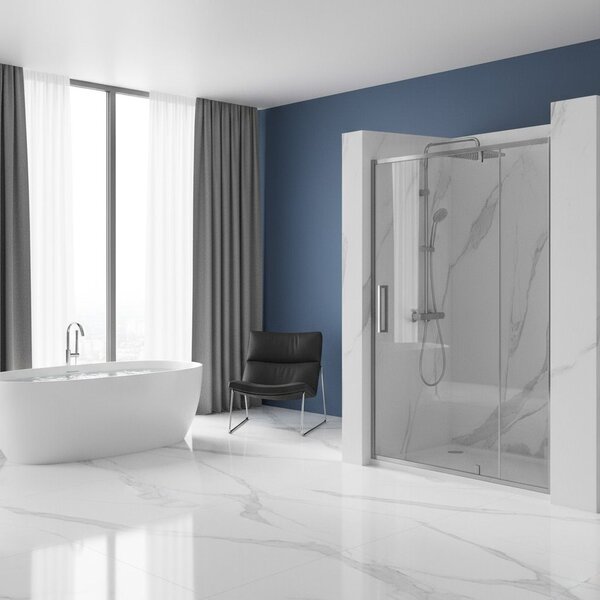 Shower door REA Rapid Swing Chrom 120
