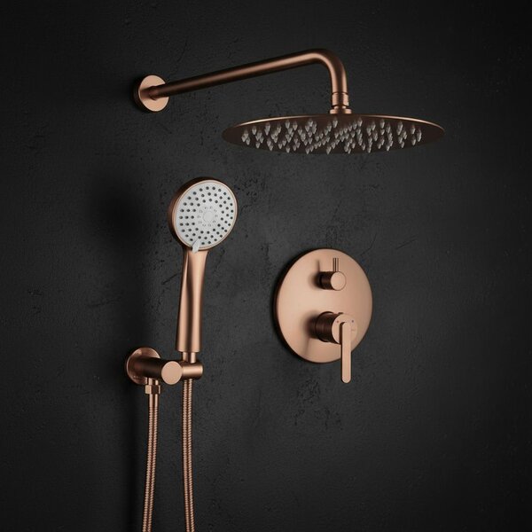 Shower system Rea Ontario Brush Copper + BOX